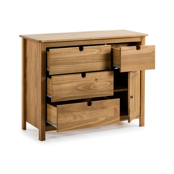 Cassettiera in legno Bruna - Marckeric-image-4