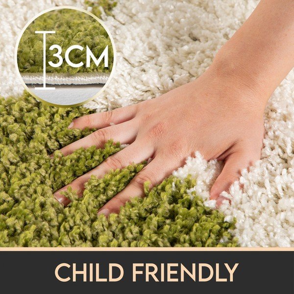Tappeto per bambini verde e crema ø 120 cm Fun - Ayyildiz Carpets-image-4