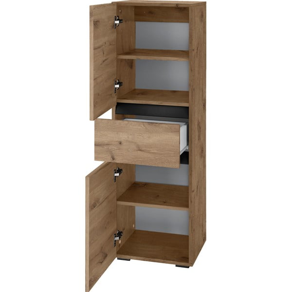 Mobile alto effetto rovere per bagno 38x130 cm Wisla - Støraa-image-3