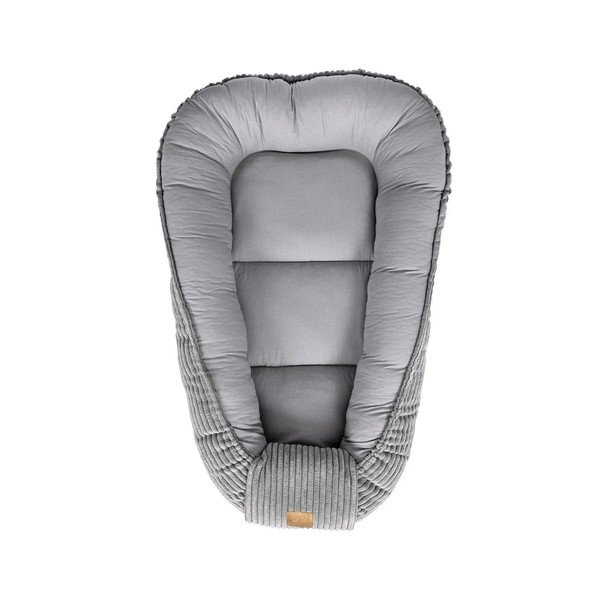 Riduttore per lettino grigio 55x83 cm – Meowbaby-image-1
