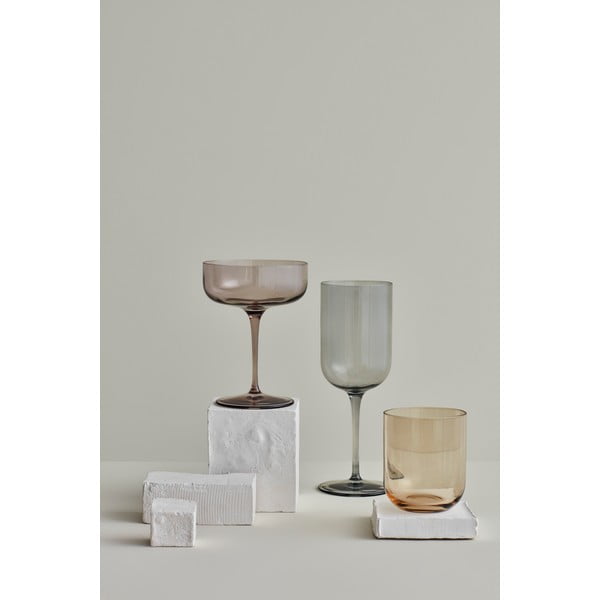 Set di 4 bicchieri da vino rosso Mira grigio, 400 ml Fuum - Blomus-image-1