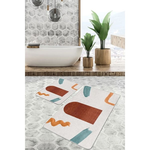Set di tappetini per il bagno in velluto 2 pz 60x100 cm – Mila Home-image-4