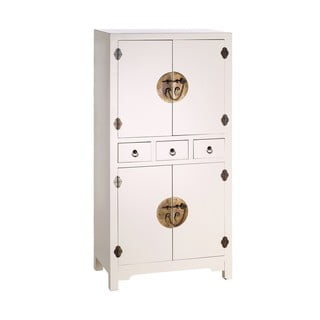 Mobiletto bianco 63x131 cm Oriente - Ixia
