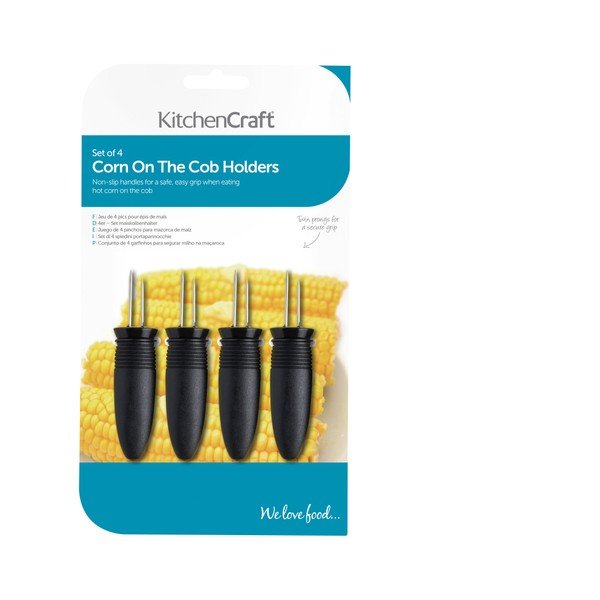 Sada 4 držáků na kukuřici Kitchen Craft Corny-image-1