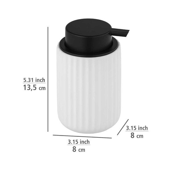 Set di accessori da bagno bianco in ceramica Belluno - Wenko-image-4