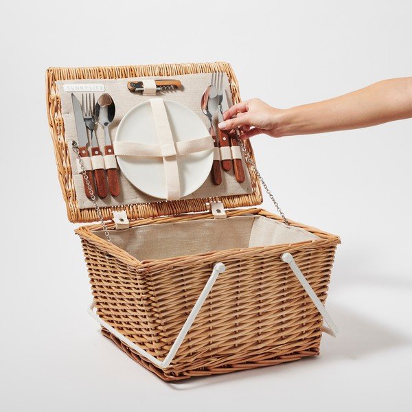Cestino da picnic , 35 x 23 cm Natural - Sunnylife-image-3