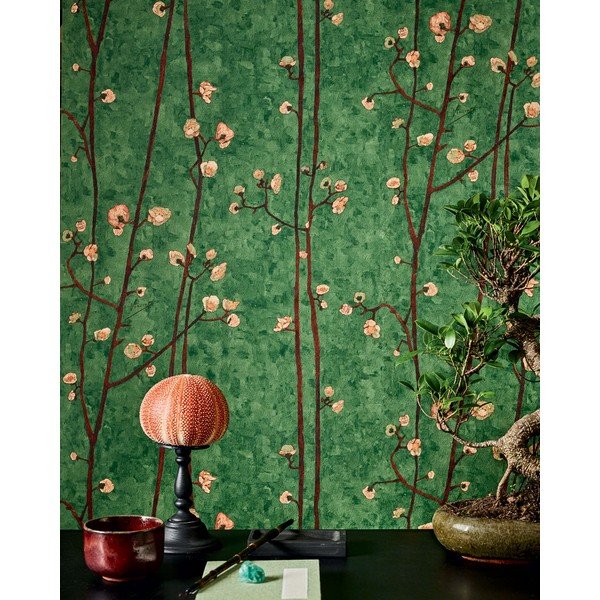 Carta da parati in lana 10 m x 53 cm Blossom - Vavex-image-1