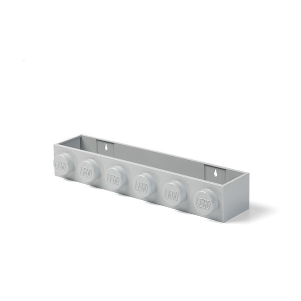 Mensola a muro grigia per bambini Sleek - LEGO®-image-3