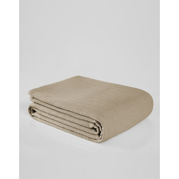Copriletto in cotone beige per letto matrimoniale 200x230 cm Serenity - Mijolnir-image-1