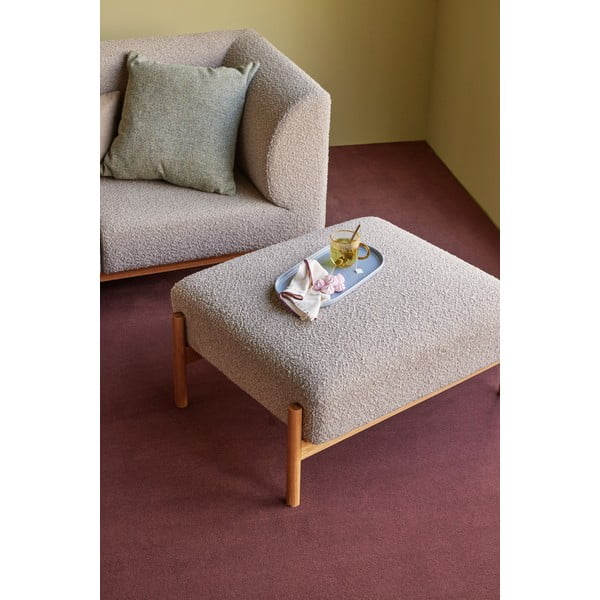 Sgabello grigio Moment - Hübsch-image-1