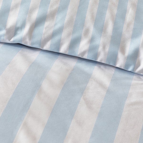 Set copripiumino e federa bianco/blu per letto singolo 135x200 cm Stripe Tease – Sassy B-image-4
