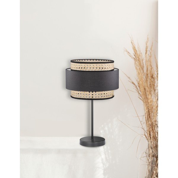 Lampada da tavolo nera e beige Tape - Fischer & Honsel-image-2