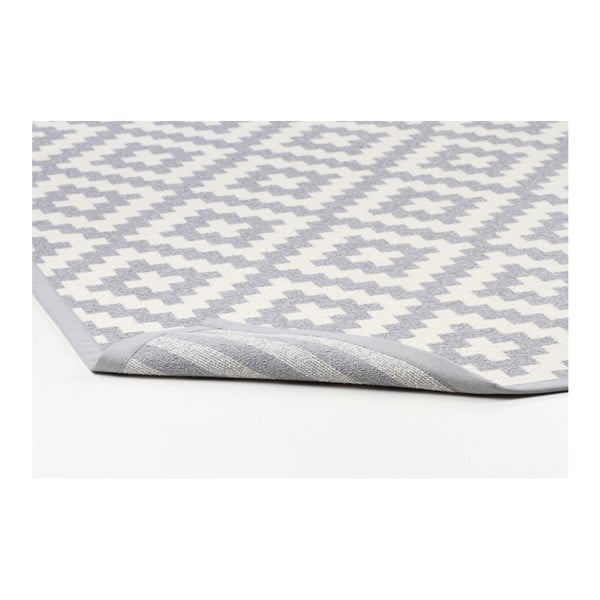 Tappeto bifacciale grigio chiaro Silver, 100 x 160 cm Viki - Narma-image-2