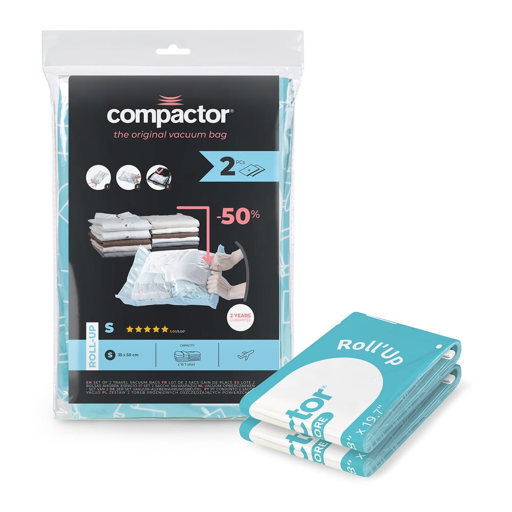Sacchetti per il vuoto in set da 2 pezzi Roll Up S - Compactor | Sacchetti sottovuoto