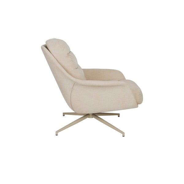 Poltrona da relax beige girevole Philly – Zuiver-image-3