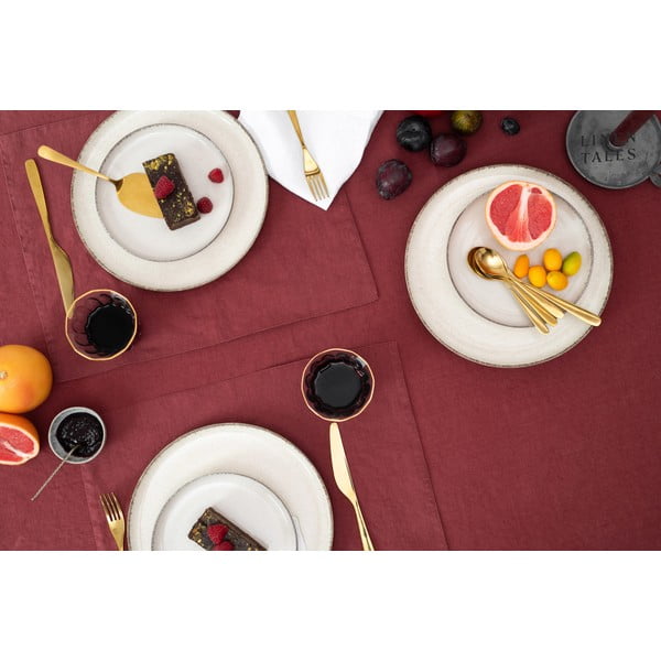 Tovaglietta in lino 35x45 cm Marsala – Linen Tales-image-1