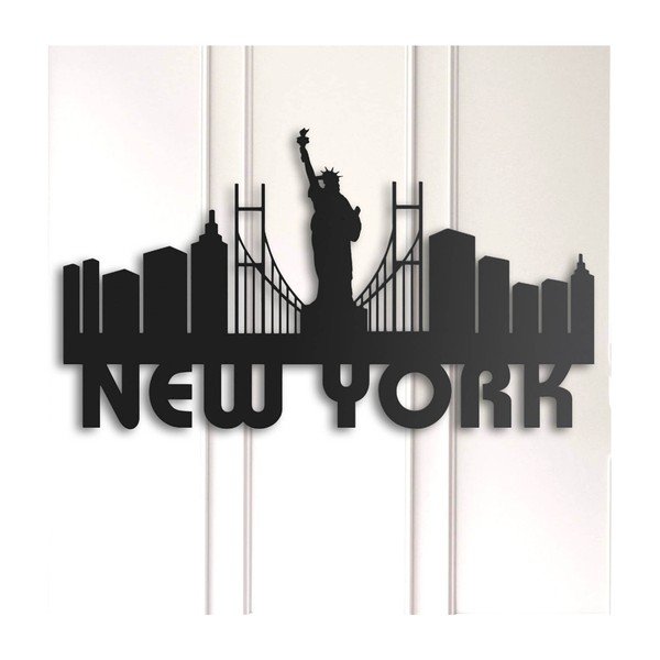 Decorazione murale nera New York - Unknown