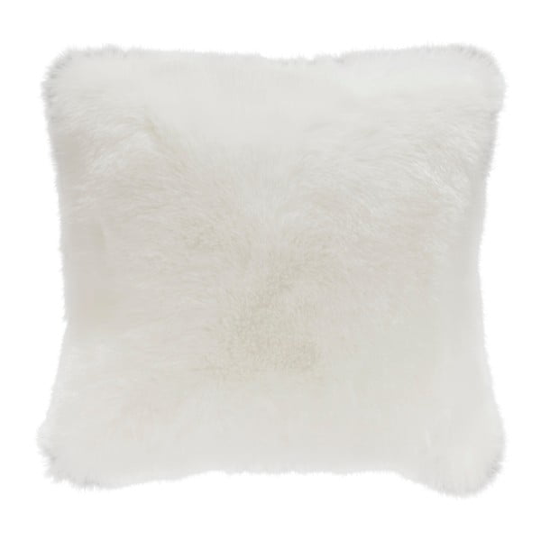 Cuscino bianco in pelliccia sintetica Soft, 43 x 43 cm Uni - Mint Rugs