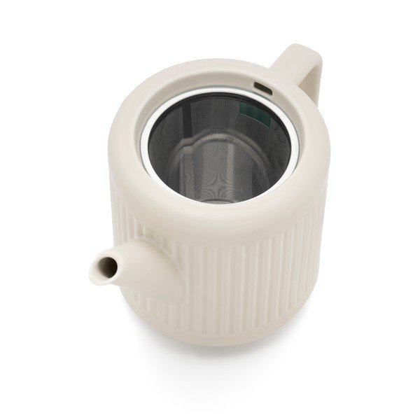 Teiera bianca in porcellana con filtro 1,2 l Skagen – Bredemeijer-image-4