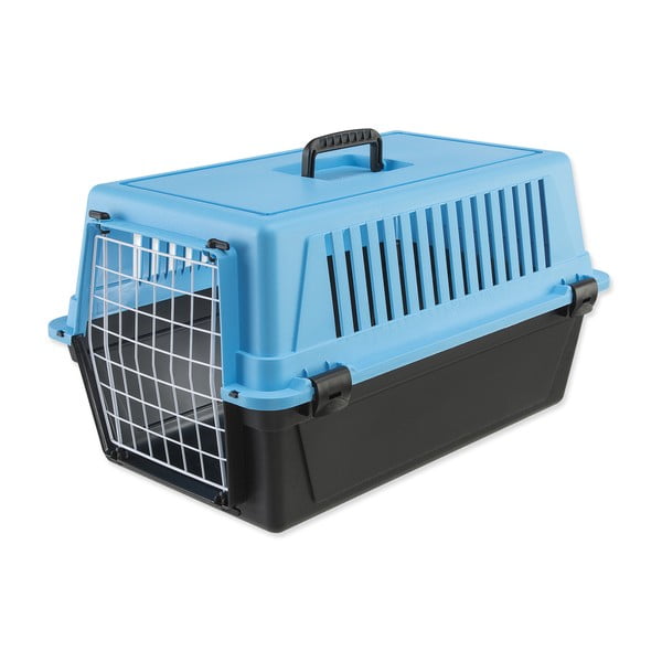 Trasportino nero/azzurro per animali domestici 37x58 cm Ferplast Atlas 20 – Plaček Pet Products-image-1