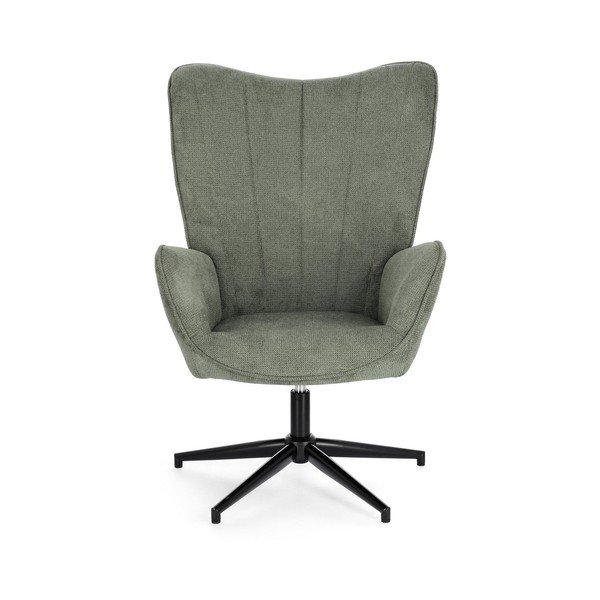 Poltrona verde girevole Inas – Bizzotto-image-2