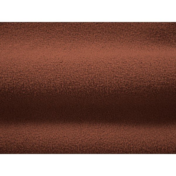 Poggiapiedi color terracotta con rivestimento in bouclé Jenny – Micadoni -image-2