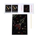 Set di 4 immagini da grattare Space Age - Rex London