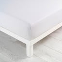Lenzuolo elastico in jersey bianco 160x200 cm Jersy - douceur d'intérieur
