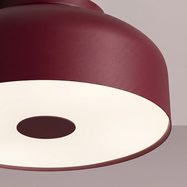 Plafoniera burgundy in acciaio ø 30 cm Omiq – Sollux-image-4