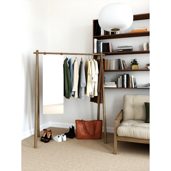 Appendiabiti in legno di pino marrone Hongi - Karup Design-image-1