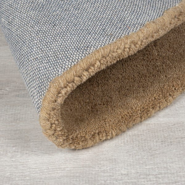 Tappeto greige in lana tessuto a mano 200x290 cm Mia Ellipse – Flair Rugs-image-3