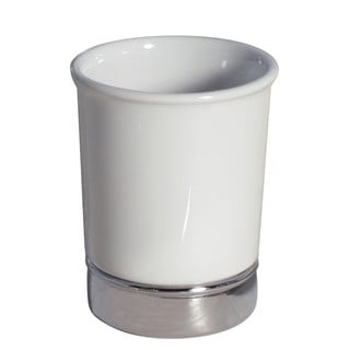 Tazza bianca per spazzolini da denti York - iDesign