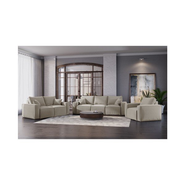 Béžové křeslo Cosmopolitan Design Miami-image-4