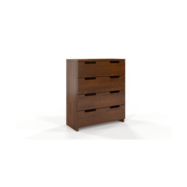 Cassettiera in legno di pino marrone Spectrum - Skandica-image-1