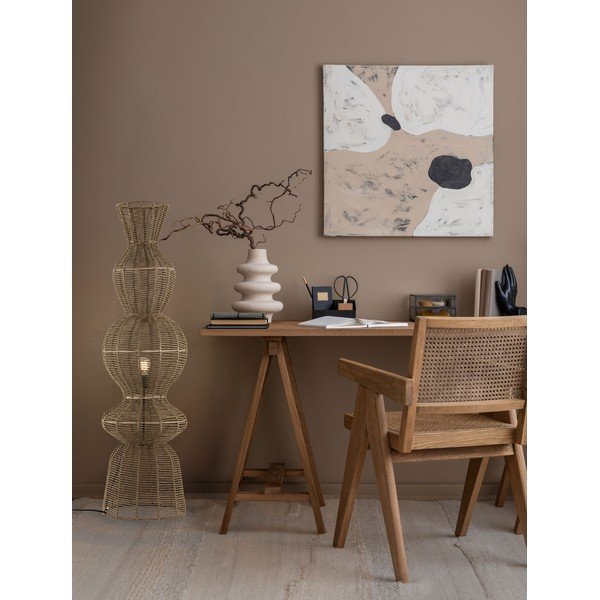 Lampada da terra di colore naturale con rivestimento in corda (altezza totale 136 cm) Breena – Nova Luce-image-2