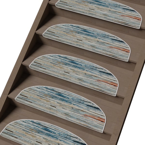 Gradini per scale in set da 16 pezzi 20x65 cm Plain Sky - Vitaus-image-1