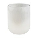 Portaspazzolino color crema in vetro Opal – Mette Ditmer Denmark