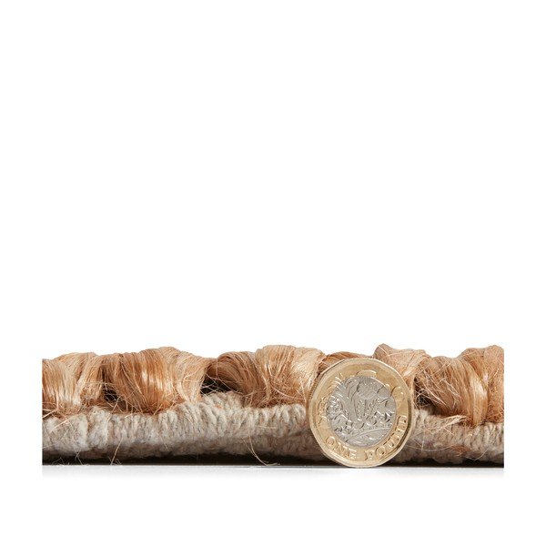 Tappeto di colore naturale in iuta tessuto a mano 150x230 cm Bazaar – Think Rugs-image-2