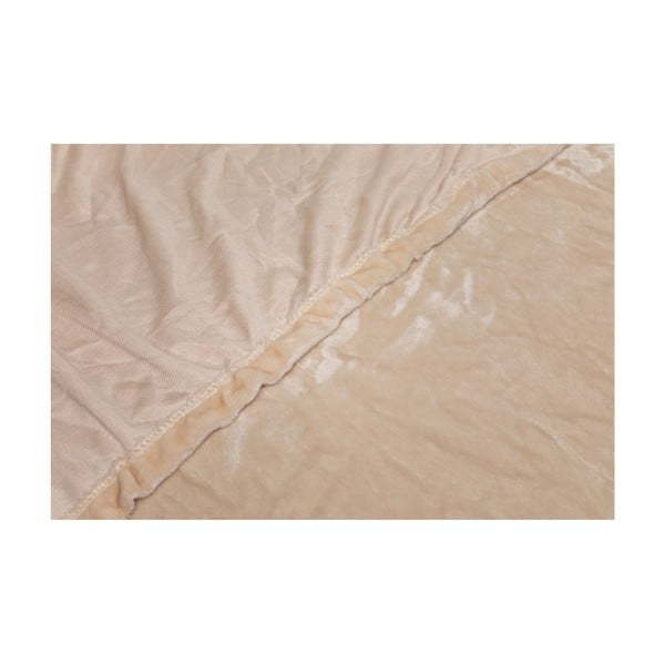 Lenzuolo in micropanno beige, 90 x 200 cm - My House-image-1