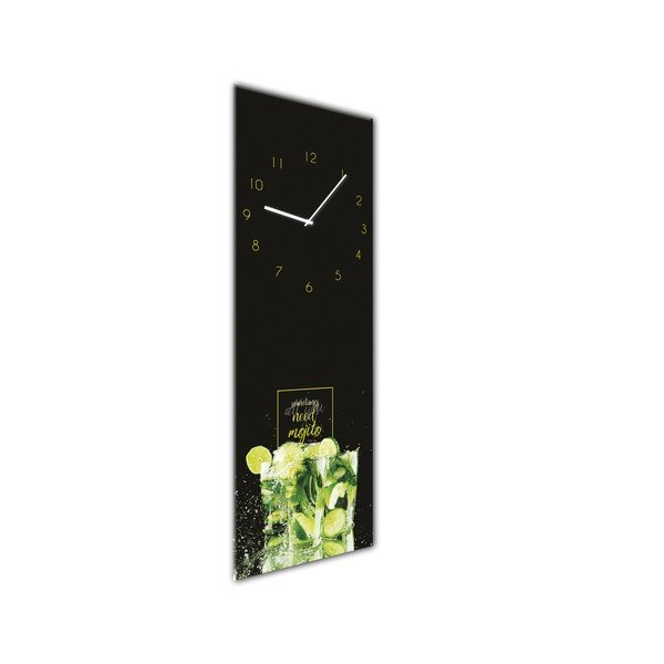 Orologio da parete Glassclock , 20 x 60 cm Mojito - Styler-image-2
