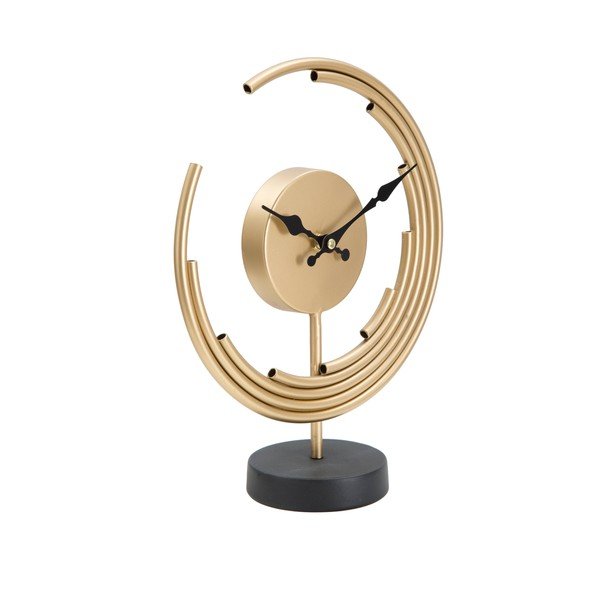 Orologio da tavolo con decorazione luna dorata - Mauro Ferretti-image-1