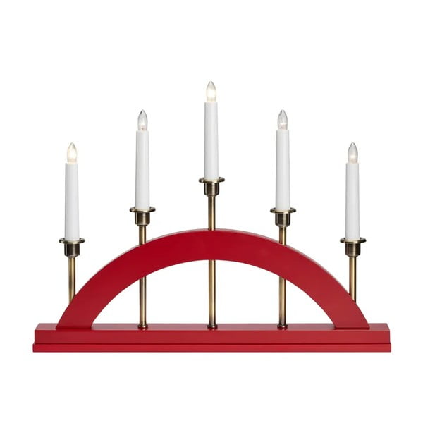 Decorazione luminosa natalizia rossa   Bridge - Markslöjd-image-4