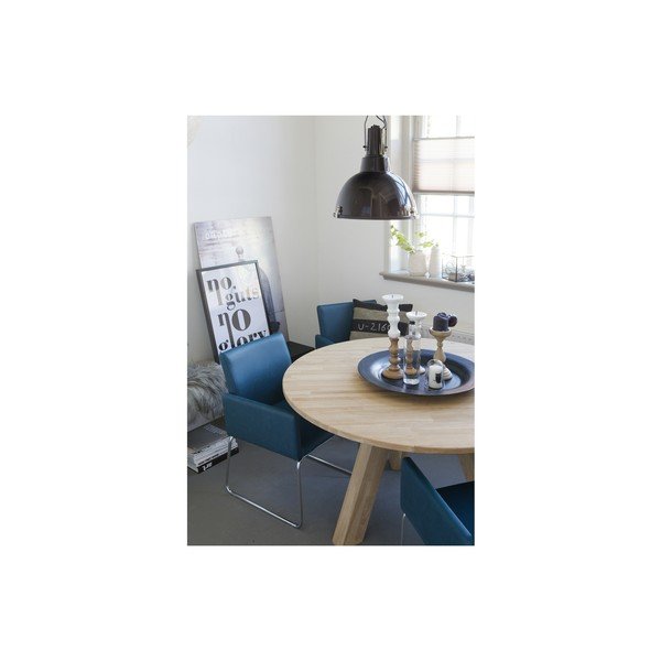 Tavolo da pranzo in legno di quercia , ø 129 cm Rhonda - WOOOD-image-2