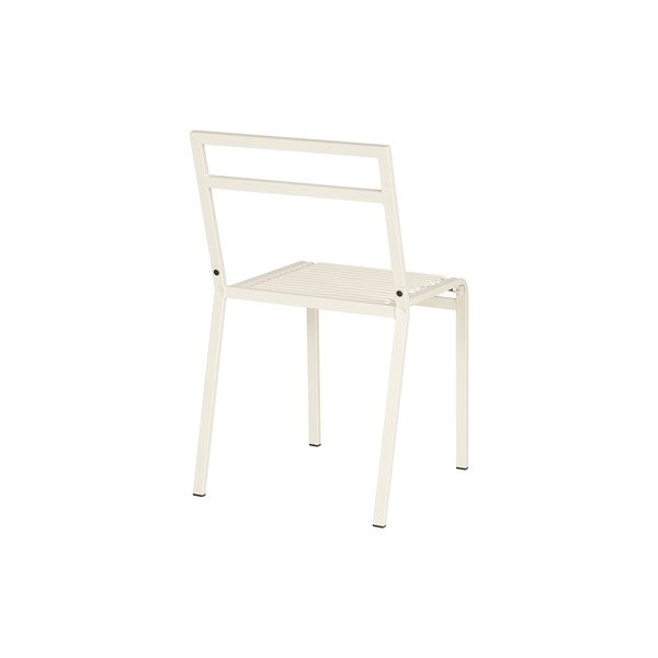 Sedia da esterno beige in metallo Oto – noo.ma-image-3