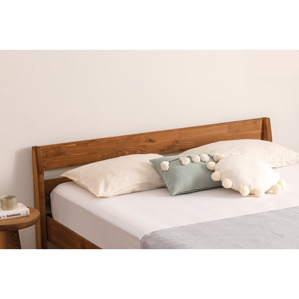 Letto singolo marrone scuro in legno di abete rosso con doghe 90x200 cm Venus - Kalune Design-image-3