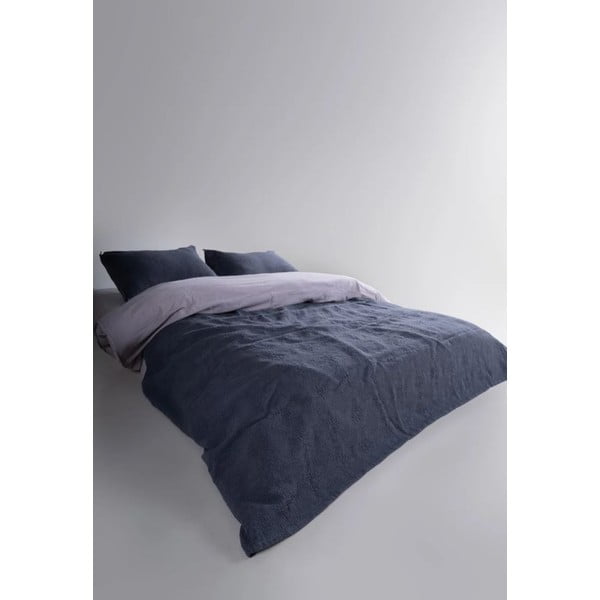 Set con copriletto e federa grigio scuro in jacquard 180x240 cm Jacquard – Mila Home Luxury-image-4