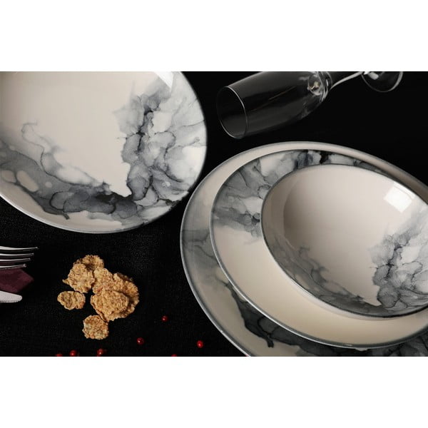 Set da pranzo in porcellana 24 pezzi - Hermia-image-4