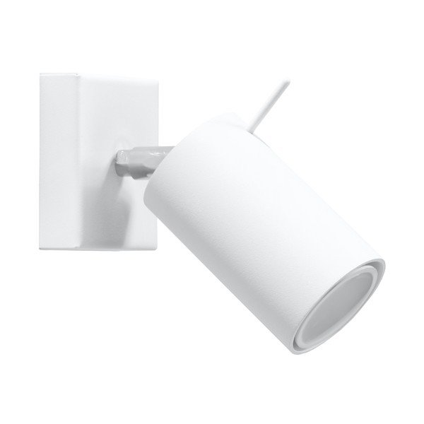 Faretto bianco in metallo 8x8 cm Etna – Sollux