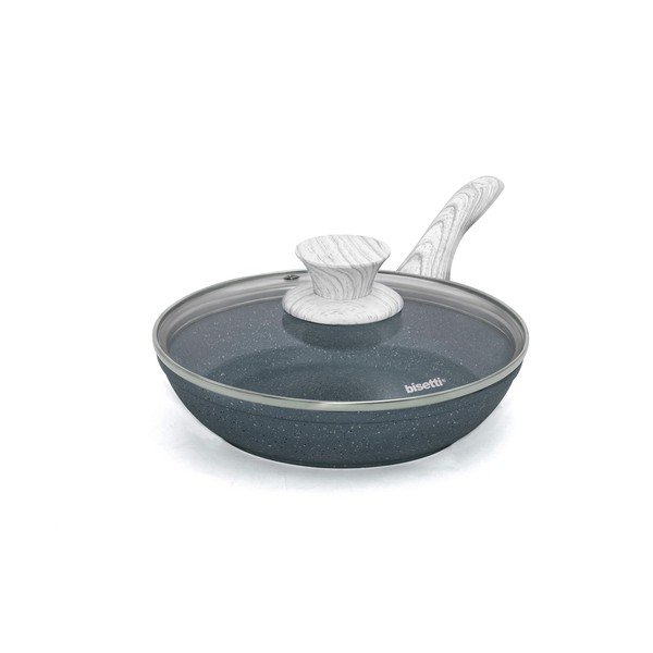 Padella Padella grigia con coperchio, ø 20 cm Pierre Gourmet - Bisetti