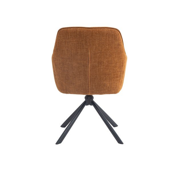 Set di sedie da pranzo arancione in imbottito 2 pz Avola – Unique Furniture-image-2